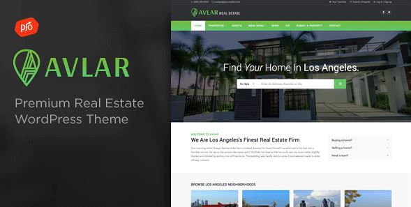 Avlar – Real Estate Theme bất động sản