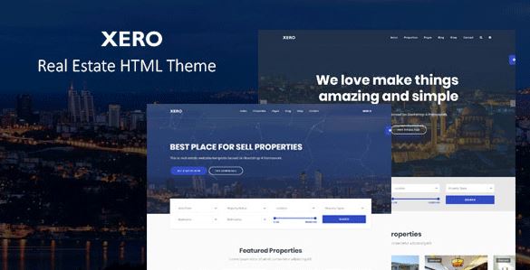 Xero – Real Estate HTML Template
