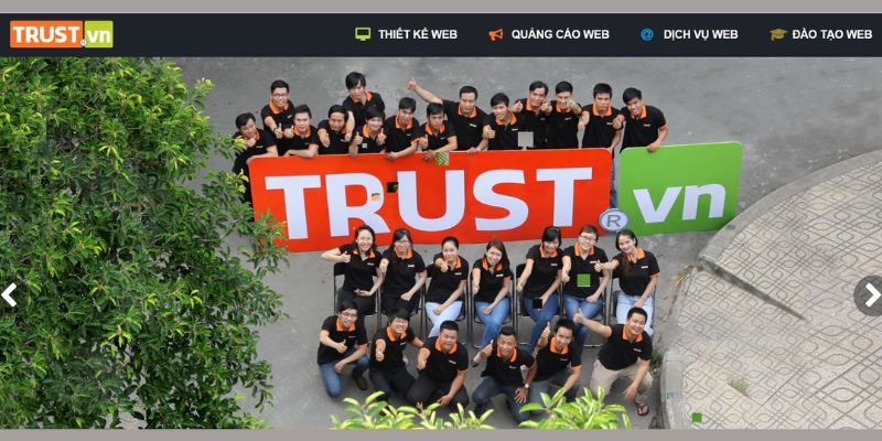 Trust - Công ty thiết kế website đáng tin cậy