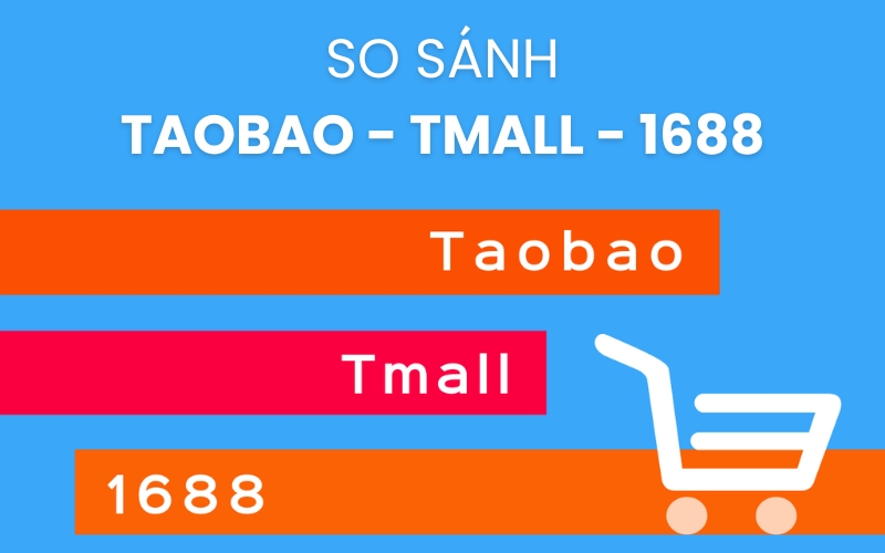 so sánh Taobao, Tmall và 1688