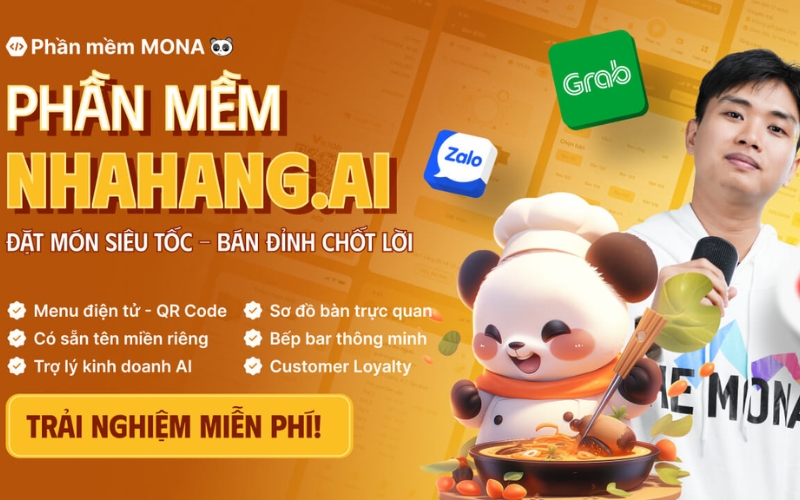 phần mềm quản lý nhà hàng